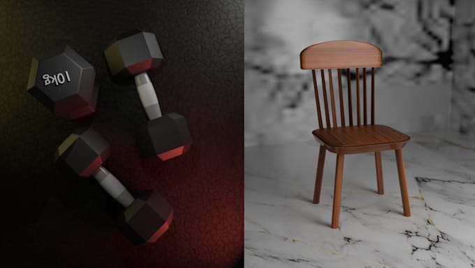 do 3d model in low poly