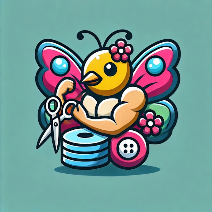 do make with batter fly bird mascot logo design with company