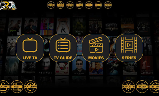 provide iptv app with admin panel