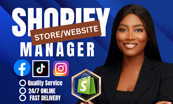 manage shopify store, shopify virtual assistant, shopify manager, facebook ads