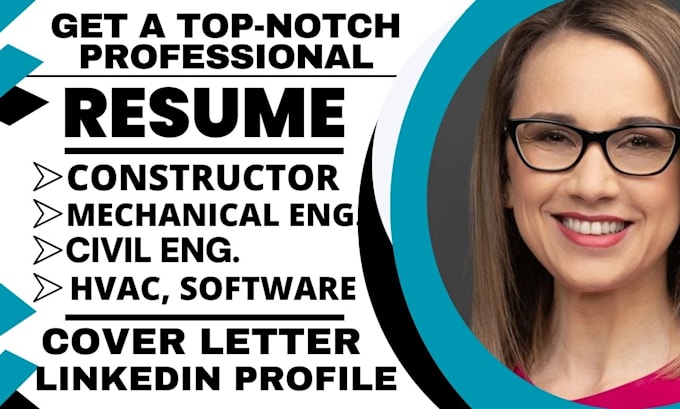 write ats construction, mechanical, hvac, software, civil engineering resume, CV