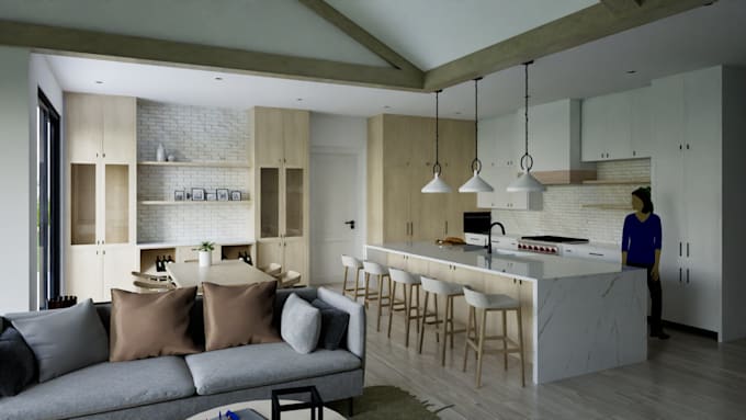 3d models and render for architectural and interior designs
