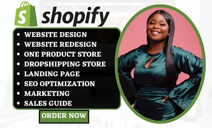 build shopify store design redesign, shopify website, shopify dropshipping store