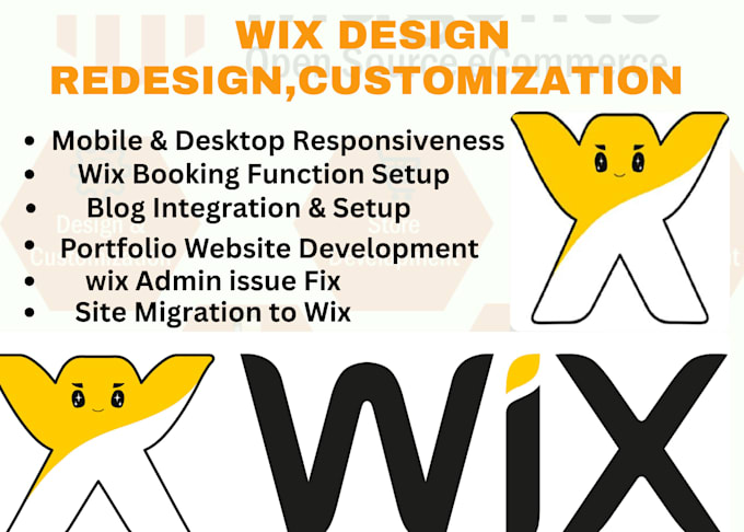 provide wix solutions create a custom wix ecommerce website redesign and design