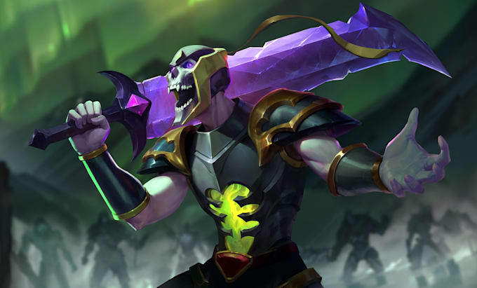 draw illustration and splash art for you