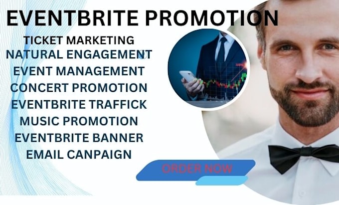promote eventbrite, and meetup setup , design cover