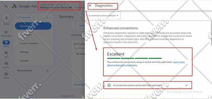 setup or fix google ads enhanced conversion tracking with GTM