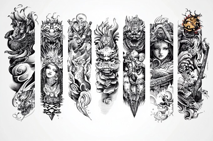 design a custom tattoo or sleeve