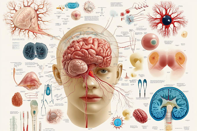 do medical, scientific and biology illustrations for you