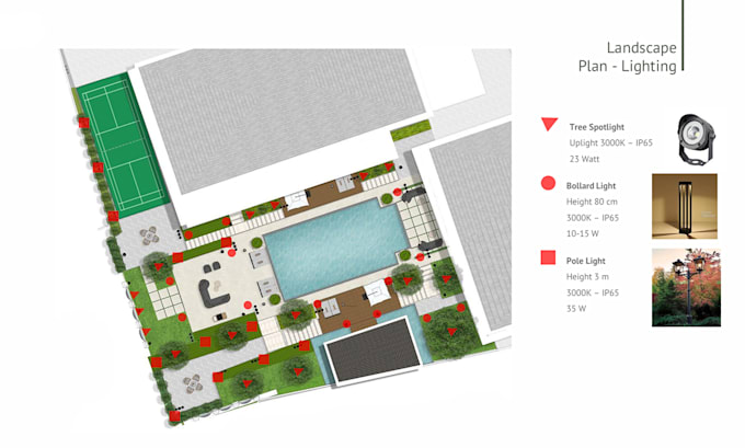 do lighting design for landscape and exterior
