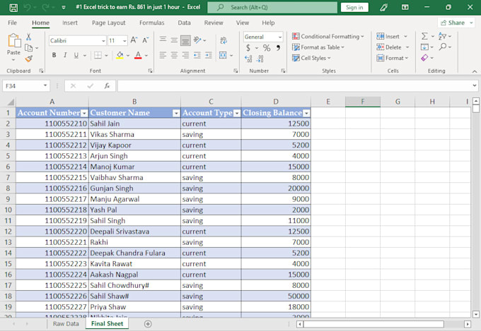 data cleaning, formating, data entry