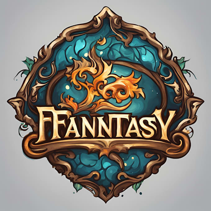 hand paint fantasy logo