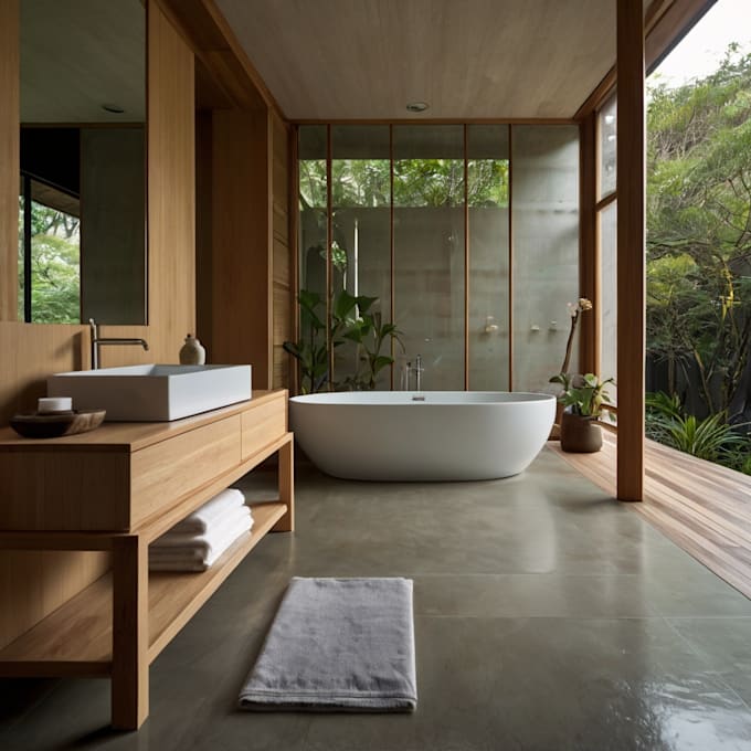 create exclusive 3d rendering interior design using ai