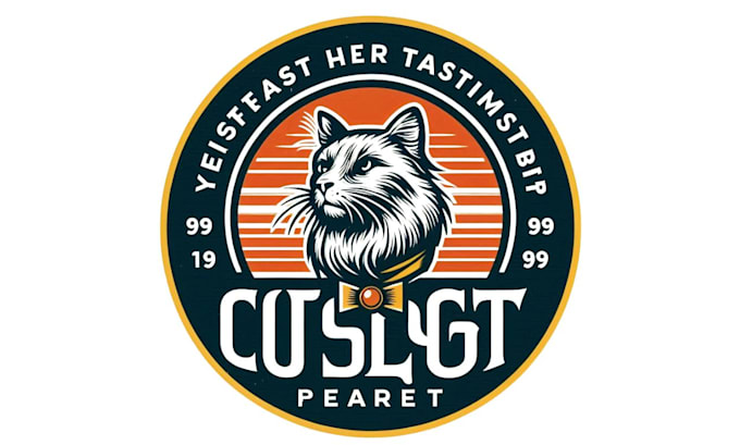 do awesome cat logo design