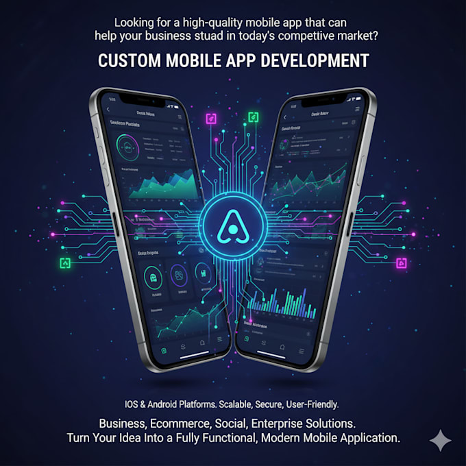 custom mobile app design and development for businesses
