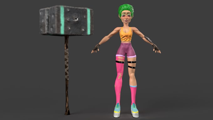 custom game model, 3d game props and assets, game environment, 3d game animation