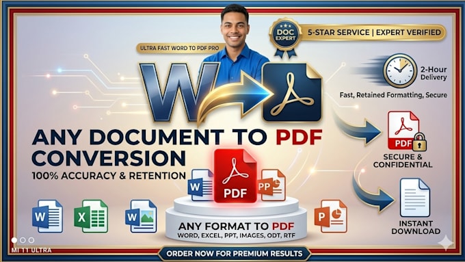 convert PDF to word, excel