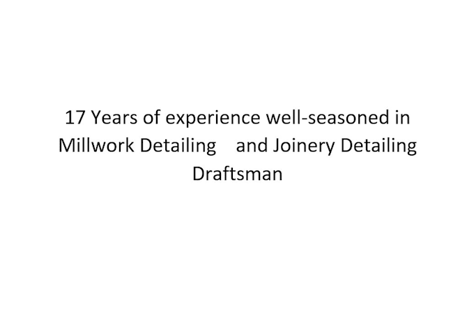 expert millwork drafting services 18 years of experience