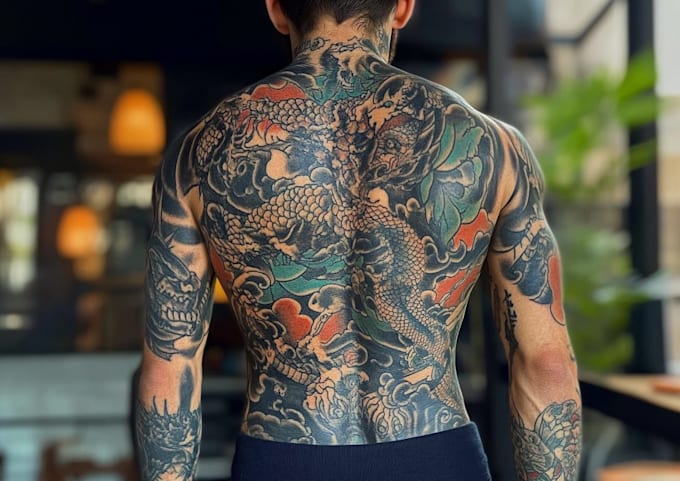 desing a custom tattoo sleeve art for you