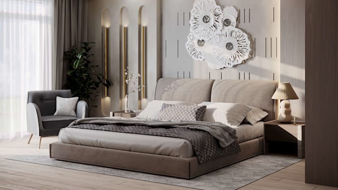 do realistic 3d interior rendering