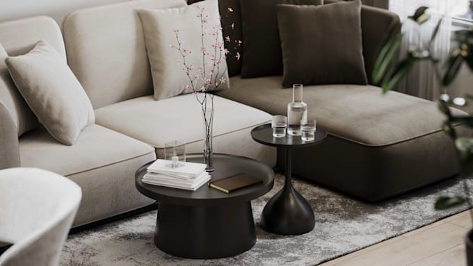 create photorealistic 3d interior rendering and archviz