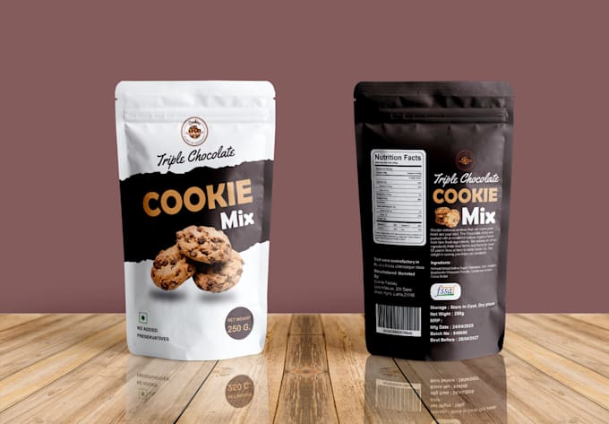 design stand up pouch packaging for food and products