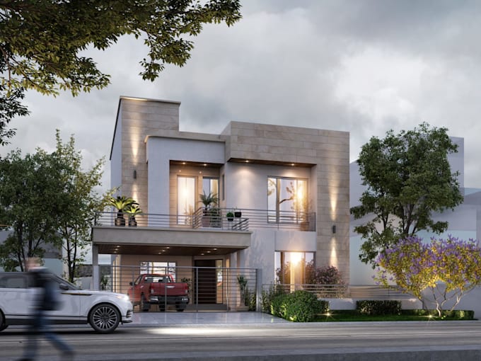 create photorealistic architectural 3d rendering