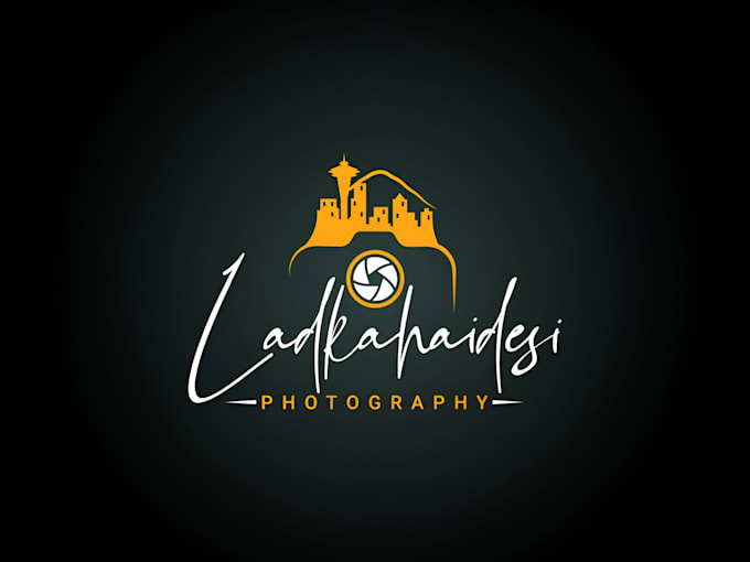 do luxury photography signature monogram logo design