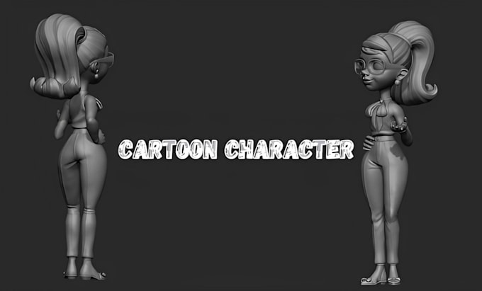 do 3d cartoon character for game character modelling 3d design 3d rendering