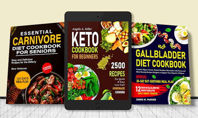 create a unique cookbook cover, a recipe book cover