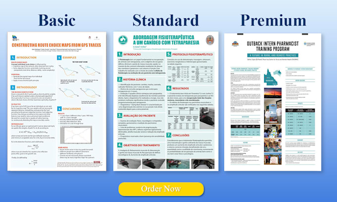design scientific research poster or presentation for conference