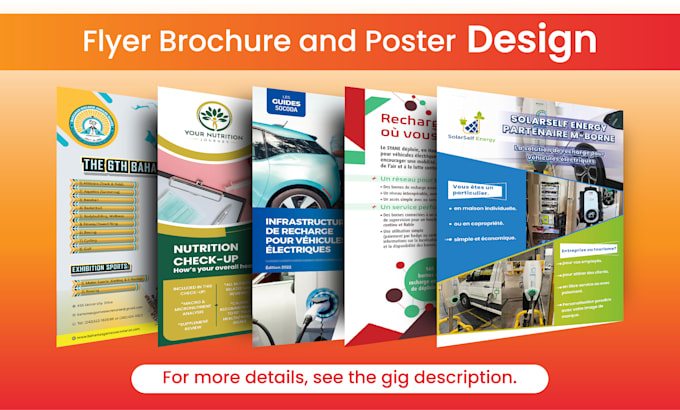 create pro flyer, poster, or brochure in 8 hours
