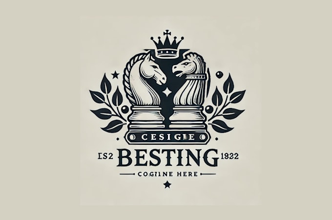 design a creative chess logo