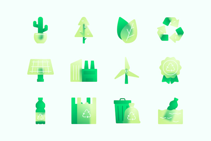 design unique icons for ui, website, or app