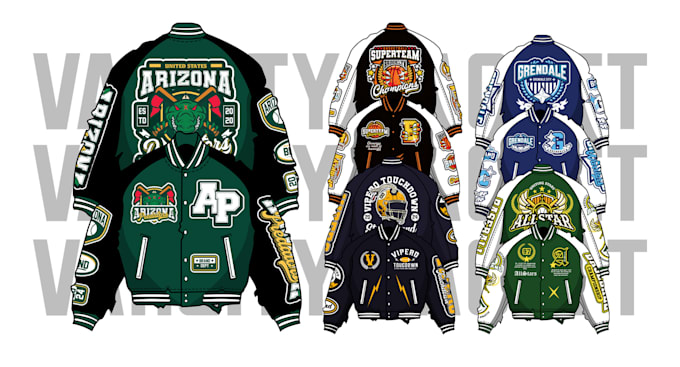 create unique varsity and streetwear designs