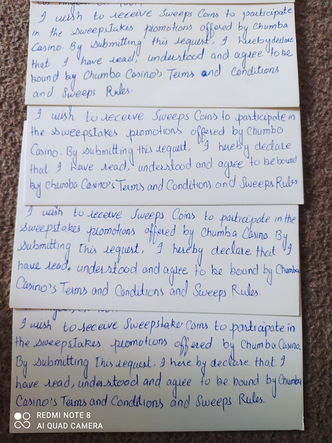write envelopes and cards latter for you