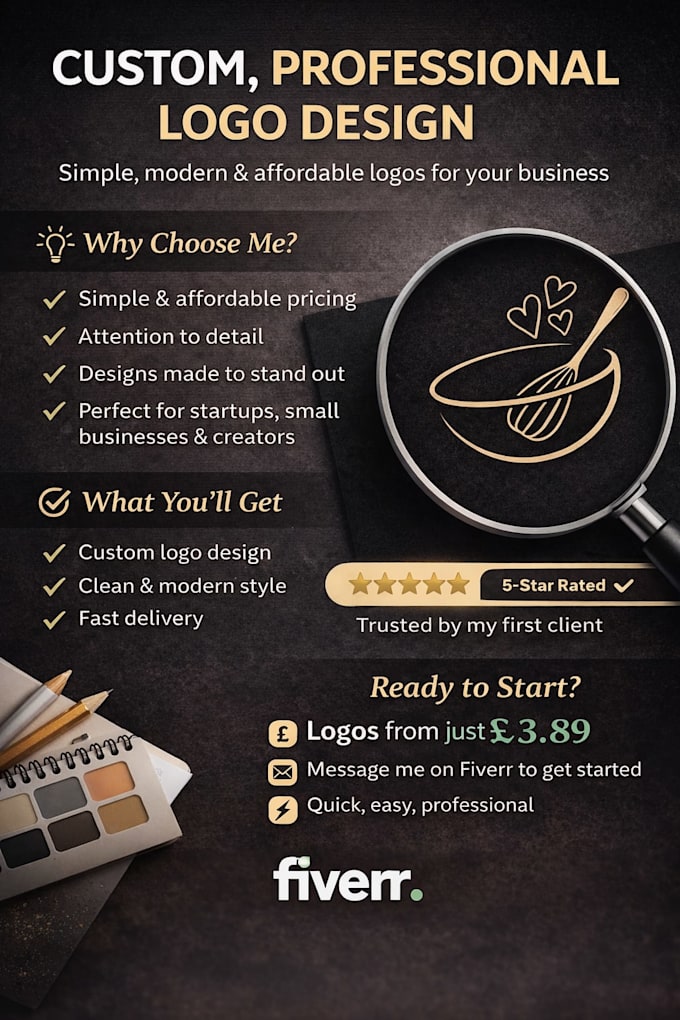 design a professional minimalist logo for your business