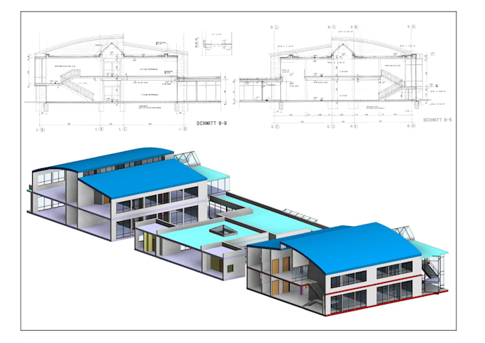 convert 2d PDF or cad to 3d bim model