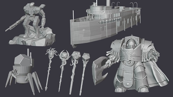 do a 3d model from your sketch or concept