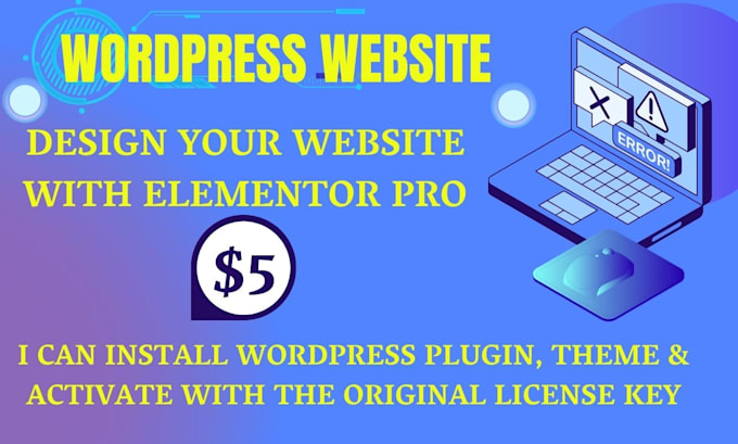 design attractive wordpress blog, business and ecommerce website
