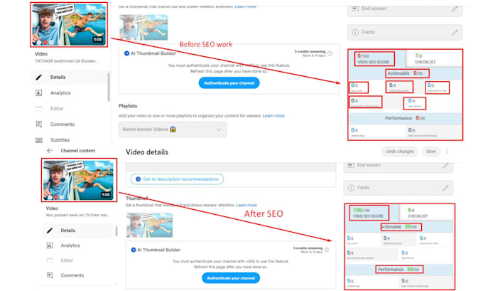 do youtube SEO to rank your videos and grow your channel