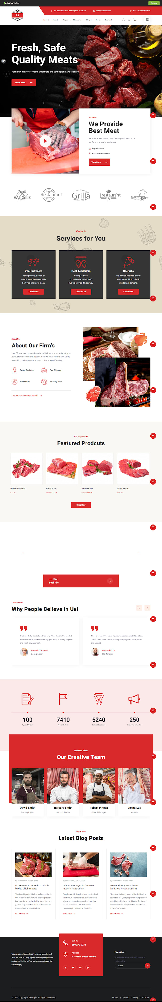 design money making butcher website butcher store meat store seafood shopify