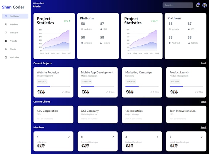 Expert frontend developer html, tailwind css, javascript, react js by ...