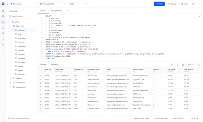 design databases, migrate sql, create reports, sql, postgresql, mongodb