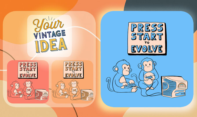 create a custom vintage design for your tshirt or apparel
