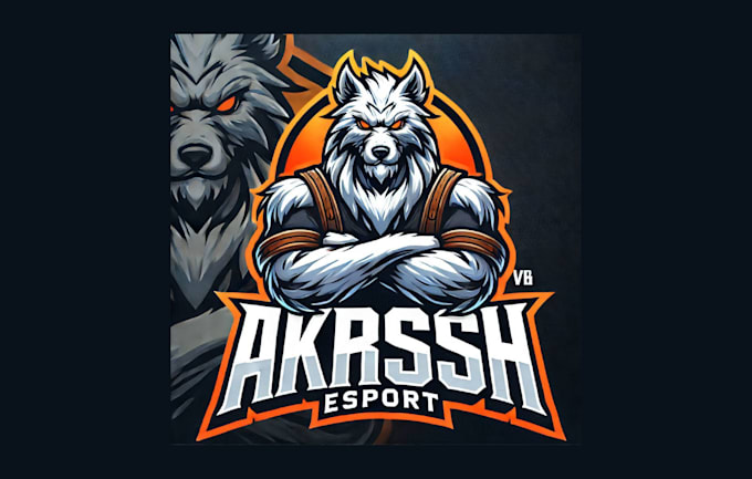 make creative akbash mascot logo with unique concepts