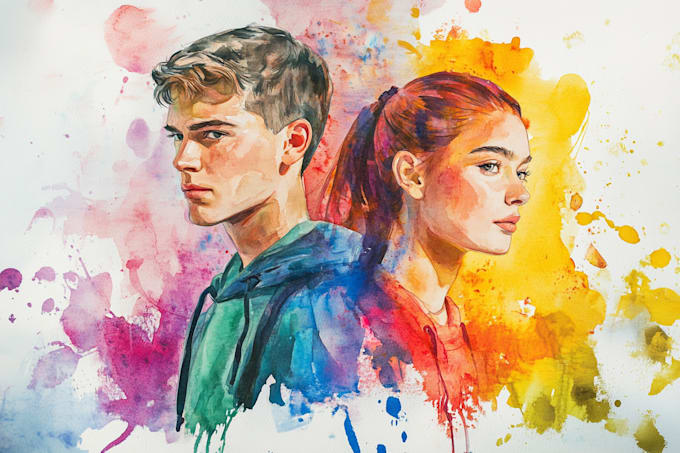 draw a watercolor illustration