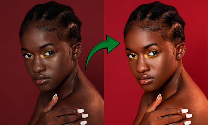 do photoshop highend beauty model retouching or baby and portrait retouch