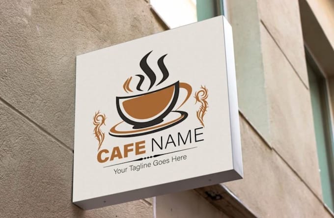 create a professional coffee shop logo design