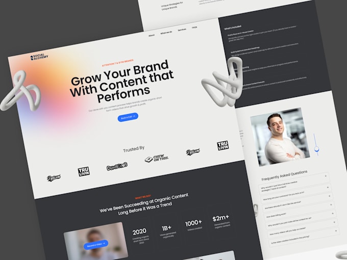 create high converting webflow website design with advanced animations